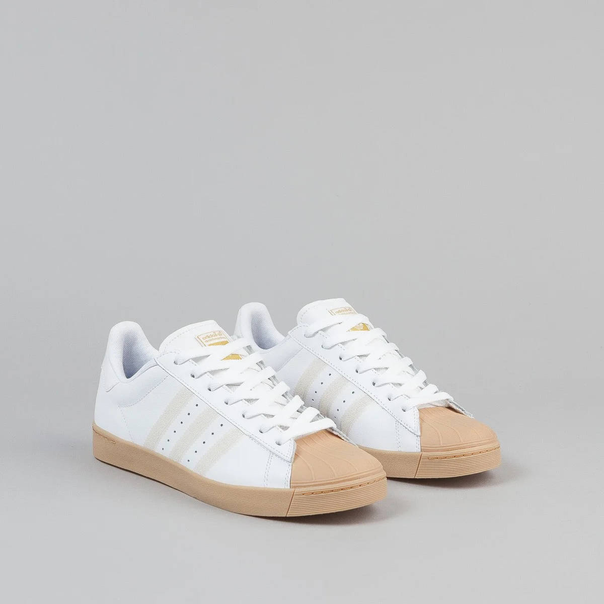 Adidas superstar vulc white discount